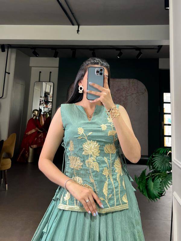 NIVRITI Shimmer SBL Surat lehenga choli market